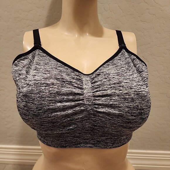 Motherhood Maternity Other - motherhood maternity nursing bra Large Gray Wireless Unlined